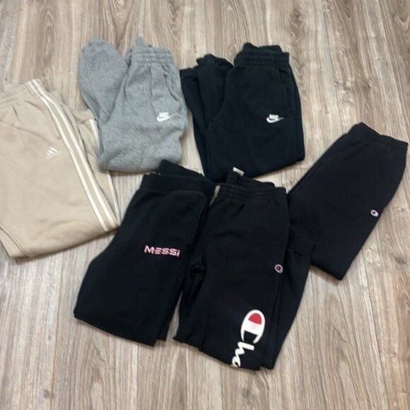 Nike Champion  Sweatpants Comfortable Athletic Wear bundle size large  14/16 - Picture 2 of 8